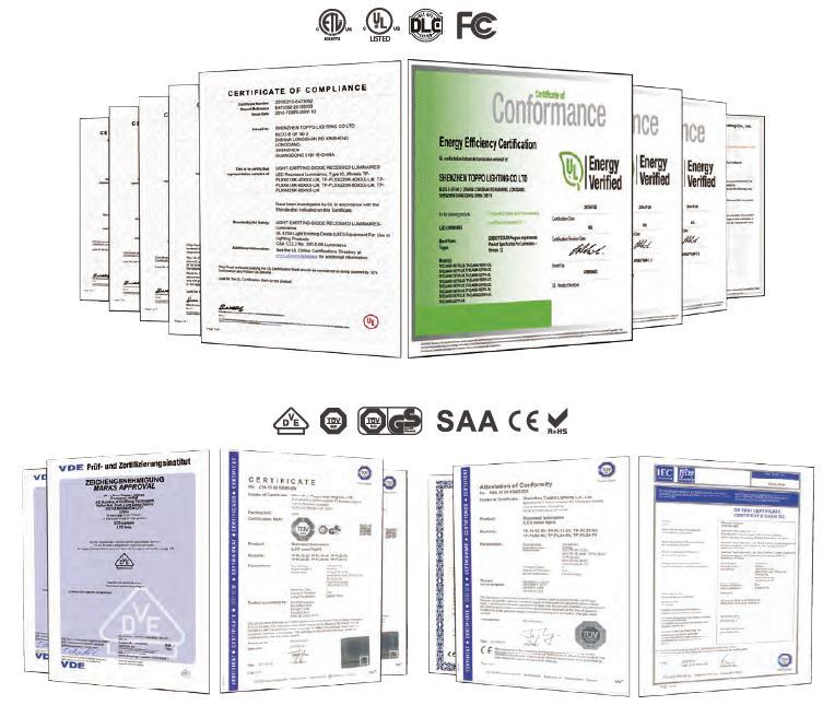 TUV TPa 120-130lm/w Led Panel Ceiling