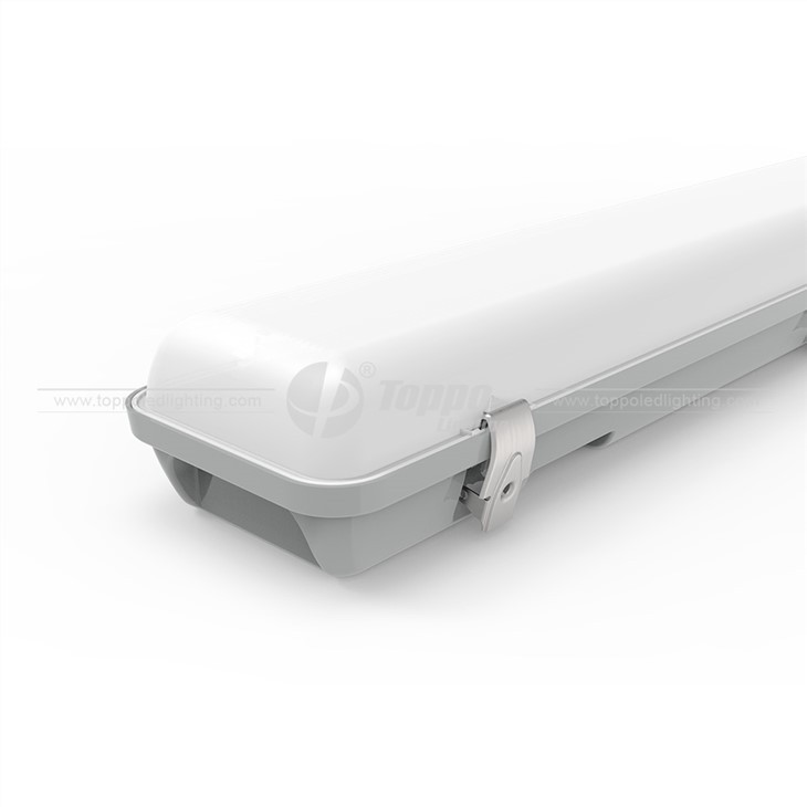 Απόδειξη Tri Toppo LED φως έκδοση 125LM πλήρες πλαστικό υπόθεση τρι-χρώματος IP65/IK8 1-10Vdimming/W